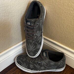 Men's VANS Chukka Low Grey Palm Tree Black Sz 10 - Skateboarding Shoes TB4R
